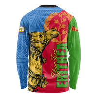 Eritrea Independence Day 2024 Long Sleeve Shirt Eritrean Camel African Pattern - Wonder Print Shop