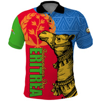 Eritrea Independence Day 2024 Polo Shirt Eritrean Camel African Pattern - Wonder Print Shop