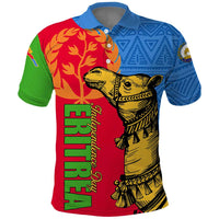 Eritrea Independence Day 2024 Polo Shirt Eritrean Camel African Pattern - Wonder Print Shop