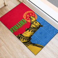 Eritrea Independence Day 2024 Rubber Doormat Eritrean Camel African Pattern - Wonder Print Shop