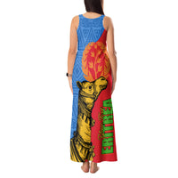 Eritrea Independence Day 2024 Tank Maxi Dress Eritrean Camel African Pattern - Wonder Print Shop