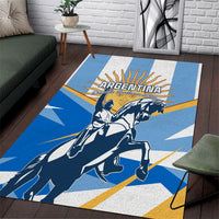 Argentina Revolution Day Area Rug Sol de Mayo Warrior - Wonder Print Shop