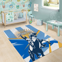 Argentina Revolution Day Area Rug Sol de Mayo Warrior - Wonder Print Shop