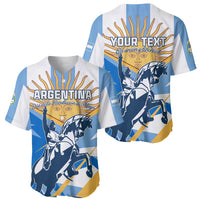 Argentina Revolution Day Baseball Jersey Sol de Mayo Warrior - Wonder Print Shop