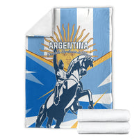 Argentina Revolution Day Blanket Sol de Mayo Warrior