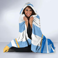 Argentina Revolution Day Hooded Blanket Sol de Mayo Warrior
