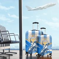 Argentina Revolution Day Luggage Cover Sol de Mayo Warrior - Wonder Print Shop