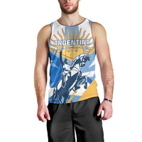 Argentina Revolution Day Men Tank Top Sol de Mayo Warrior - Wonder Print Shop