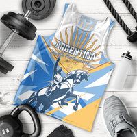 Argentina Revolution Day Men Tank Top Sol de Mayo Warrior - Wonder Print Shop