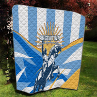 Argentina Revolution Day Quilt Sol de Mayo Warrior - Wonder Print Shop