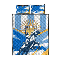 Argentina Revolution Day Quilt Bed Set Sol de Mayo Warrior - Wonder Print Shop