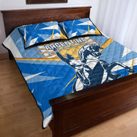 Argentina Revolution Day Quilt Bed Set Sol de Mayo Warrior - Wonder Print Shop