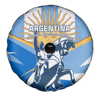 Argentina Revolution Day Spare Tire Cover Sol de Mayo Warrior - Wonder Print Shop