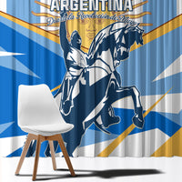 Argentina Revolution Day Window Curtain Sol de Mayo Warrior - Wonder Print Shop