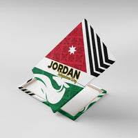 Jordan Independence Day Canvas Wall Art Jordanie Folk Pattern Flag Style - Wonder Print Shop