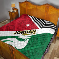 Jordan Independence Day Quilt Jordanie Folk Pattern Flag Style - Wonder Print Shop