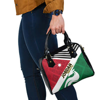 Jordan Independence Day Shoulder Handbag Jordanie Folk Pattern Flag Style