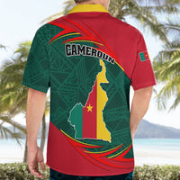 Cameroon Hawaiian Shirt Cameroun Coat Of Arms Mix African Pattern - Wonder Print Shop
