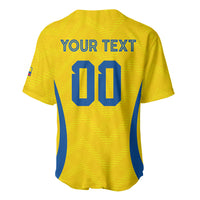Custom Ecuador 2026 World Football Baseball Jersey La Tri Go Champion Yellow Edition