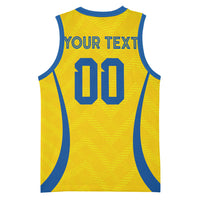 Custom Ecuador 2026 World Football Basketball Jersey La Tri Go Champion Yellow Edition