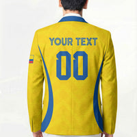 Custom Ecuador 2026 World Football Blazer La Tri Go Champion Yellow Edition