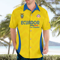 Custom Ecuador 2026 World Football Hawaiian Shirt La Tri Go Champion Yellow Edition