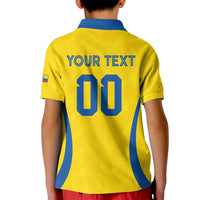 Custom Ecuador 2026 World Football Kid Polo Shirt La Tri Go Champion Yellow Edition