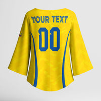 Custom Ecuador 2026 World Football Kimono Sleeve Blouse La Tri Go Champion Yellow Edition