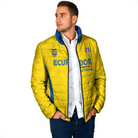 Custom Ecuador 2026 World Football Padded Jacket La Tri Go Champion Yellow Edition