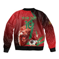 Custom Morocco 2026 World Football Bomber Jacket Together for One Goal Champions