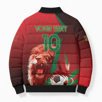Custom Morocco 2026 World Football Bomber Puffer Jacket Together for One Goal Champions
