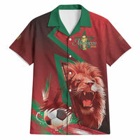 Custom Morocco 2026 World Football Hawaiian Shirt Together for One Goal Champions