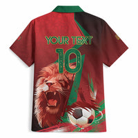 Custom Morocco 2026 World Football Hawaiian Shirt Together for One Goal Champions