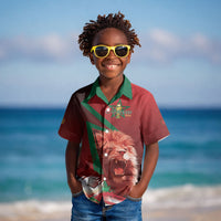 Custom Morocco 2026 World Football Kid Hawaiian Shirt Together for One Goal Champions