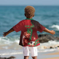 Custom Morocco 2026 World Football Kid Hawaiian Shirt Together for One Goal Champions