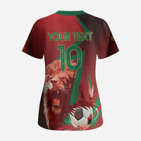 Custom Morocco 2026 World Football Scrub Top Together for One Goal Champions