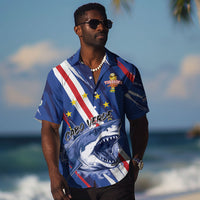 Custom World Football 2026 Cabo Verde Hawaiian Shirt Tubaroes Azuis Victory