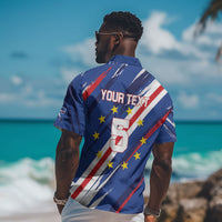 Custom World Football 2026 Cabo Verde Hawaiian Shirt Tubaroes Azuis Victory