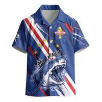 Custom World Football 2026 Cabo Verde Kid Hawaiian Shirt Tubaroes Azuis Victory