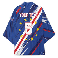 Custom World Football 2026 Cabo Verde Kimono Tubaroes Azuis Victory