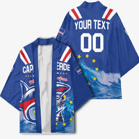 Custom Cape Verde Football 2026 Blue Shark Kimono Go Champions