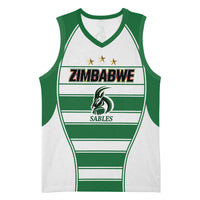 Custom Zimbabwe Rugby 3rd Africa Cup Basketball Jersey The Sables Back-to-Back Champions
