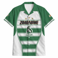 Custom Zimbabwe Rugby 3rd Africa Cup Hawaiian Shirt The Sables Back-to-Back Champions