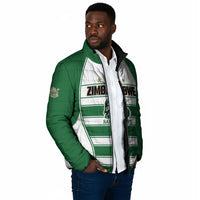 Custom Zimbabwe Rugby 3rd Africa Cup Padded Jacket The Sables Back-to-Back Champions