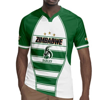 Custom Zimbabwe Rugby 3rd Africa Cup Rugby Jersey The Sables Back-to-Back Champions