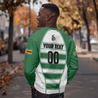 Custom Zimbabwe Rugby 3rd Africa Cup Sweatshirt The Sables Back-to-Back Champions