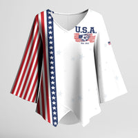 Personalized Soccer USA Est 1913 Kimono Sleeve Blouse Patriotic United States