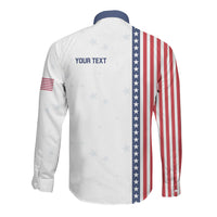 Personalized Soccer USA Est 1913 Long Sleeve Button Shirt Patriotic United States