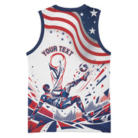 Personalized Soccer USA Basketball Jersey US Dynamic Stylized