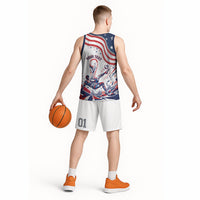 Personalized Soccer USA Basketball Jersey US Dynamic Stylized
